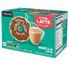 imageThe Original Donut Shop Vanilla OneStep Latte Single Serve Coffee KCup Pod Flavored Coffee 60 Count 6 Packs of 10Vanilla Latte