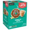 imageThe Original Donut Shop Vanilla OneStep Latte Single Serve Coffee KCup Pod Flavored Coffee 60 Count 6 Packs of 10Vanilla Latte