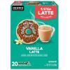 imageThe Original Donut Shop Vanilla OneStep Latte Single Serve Coffee KCup Pod Flavored Coffee 60 Count 6 Packs of 10Vanilla Latte