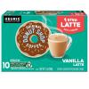 imageThe Original Donut Shop Vanilla OneStep Latte Single Serve Coffee KCup Pod Flavored Coffee 60 Count 6 Packs of 10Vanilla Latte