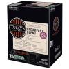 imageTullys Coffee French Roast Decaf Keurig SingleServe KCup Pods Dark Roast 96 CountBreakfast Blend