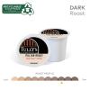 imageTullys Coffee French Roast Decaf Keurig SingleServe KCup Pods Dark Roast 96 CountItalian Roast