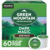 imageGreen Mountain Coffee Roasters Dark Magic Keurig Single Serve KCup Pods Dark Roast Coffee 60 Count 6 Packs of 10Dark Magic