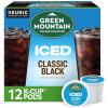imageGreen Mountain Coffee Roasters ICED Classic Black Single Serve Keurig KCup Pods Medium Roast Iced Coffee 96 CountBlack