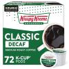 imageKrispy Kreme Classic Decaf SingleServe Keurig KCup Pods Medium Roast Coffee 96 CountDecaf