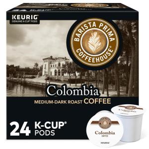 imageBarista Prima Coffeehouse Colombia Coffee Keurig Single Serve KCup Pods 96 CountColombia