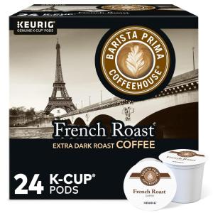 imageBarista Prima Coffeehouse Colombia Coffee Keurig Single Serve KCup Pods 96 CountFrench Roast