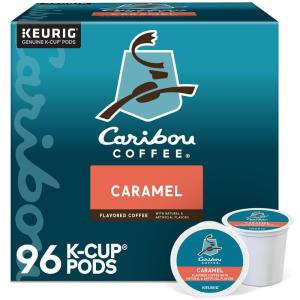 imageCaribou Coffee Caribou Blend Keurig SingleServe KCup Pod Medium Roast Coffee 96 CountCaramel Hideaway
