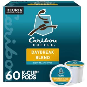 imageCaribou Coffee Caribou Blend Keurig SingleServe KCup Pod Medium Roast Coffee 96 CountDaybreak Morning Blend