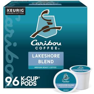 imageCaribou Coffee Caribou Blend Keurig SingleServe KCup Pod Medium Roast Coffee 96 CountLakeshore Blend
