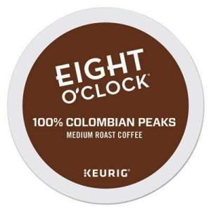 imageEight OClock Coffee Hazelnut Keurig SingleServe KCup Pods Medium Roast Coffee 96 CountColombian