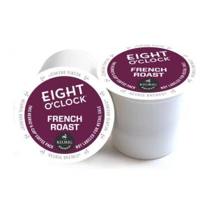 imageEight OClock Coffee Hazelnut Keurig SingleServe KCup Pods Medium Roast Coffee 96 CountFrench Roast