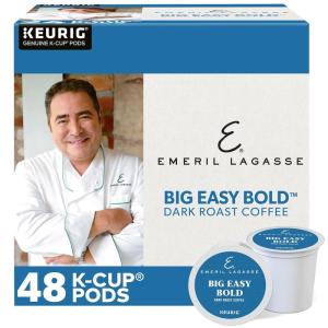 imageEmeril Big Easy Bold Coffee Keurig SingleServe KCup Pods Dark Roast Coffee 96 Count1 Count Pack of 48