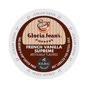 imageGloria Jeans Macadamia Cookie Keurig SingleServe KCup Pods Medium Roast Coffee 96 CountFrench Vanilla Supreme