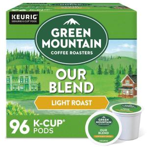imageGreen Mountain Coffee Roasters Breakfast Blend Keurig Single Serve KCup Pods Light Roast Coffee 60 Count 6 Packs of 10Our Blend