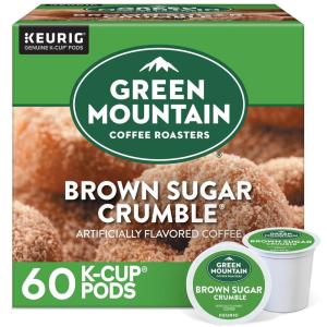 imageGreen Mountain Coffee Roasters Caramel Vanilla Cream Keurig SingleServe KCup pods Light Roast Coffee 72 CountBrown Sugar Crumble