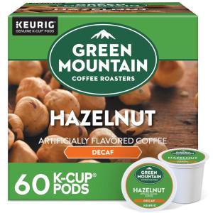 imageGreen Mountain Coffee Roasters Caramel Vanilla Cream Keurig SingleServe KCup pods Light Roast Coffee 72 CountDecaf Hazelnut