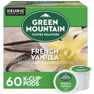 imageGreen Mountain Coffee Roasters Caramel Vanilla Cream Keurig SingleServe KCup pods Light Roast Coffee 72 CountFrench Vanilla