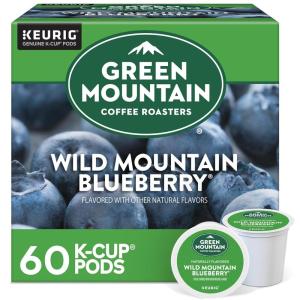 imageGreen Mountain Coffee Roasters Caramel Vanilla Cream Keurig SingleServe KCup pods Light Roast Coffee 72 CountWild Mountain Blueberry