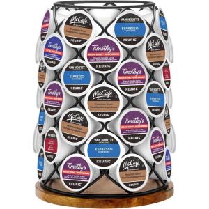 imageKeurig 5000351185 KCup Whirl Carousel Coffee Pod holder 49 BlackCoffee Pod holder