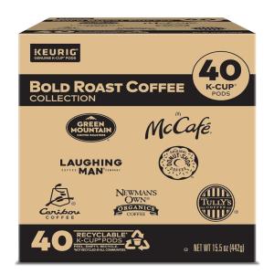 imageKeurig Coffee Lovers Collection Variety Pack SingleServe Coffee KCup Pods Sampler 60 CountOLD Bold Roast Variety