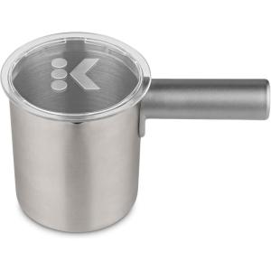 imageKeurig KCaf Milk Frother Cup Replacement Part or Extra80 milliliters Hot and Cold Frothing Compatible with Keurig KCaf Coffee Makers Only NickelNickel