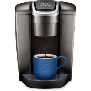 imageKeurig KElite Single Serve KCup Pod Coffee Maker with Strength and Temperature Control Iced Coffee Capability 8 to 12oz Brew Size Programmable Brushed SilverBrushed Slate