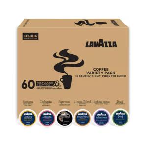 imageLavazza Premium Coffee Variety Pack Keurig SingleServe KCup Pods 60 Count 6 Packs of 10