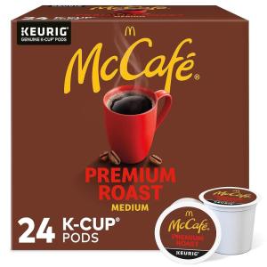 imageMcCafe Premium Roast Coffee Keurig SingleServe KCup Pods Medium Roast 72 CountPremium Roast