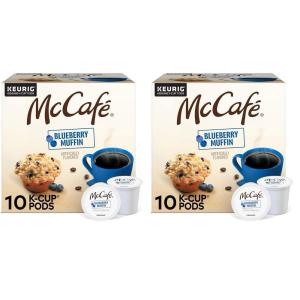 imageMcCafe Premium Roast Coffee Single Serve Keurig KCup Pods Medium Roast 60 Count 6 Packs of 10Blueberry Muffin