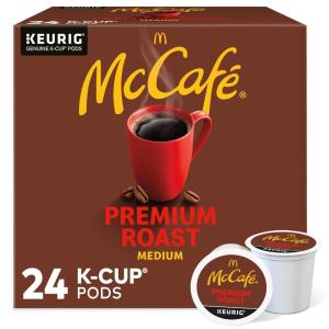 imageMcCafe Premium Roast Coffee Single Serve Keurig KCup Pods Medium Roast 60 Count 6 Packs of 10Carton