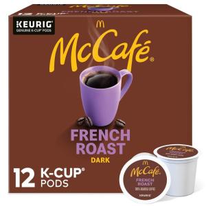 imageMcCafe Premium Roast Coffee Single Serve Keurig KCup Pods Medium Roast 60 Count 6 Packs of 10French Roast