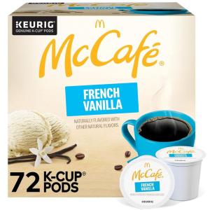 imageMcCafe Premium Roast Coffee Single Serve Keurig KCup Pods Medium Roast 60 Count 6 Packs of 10French Vanilla
