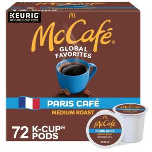 imageMcCafe Venice Caf Single Serve Coffee Keurig KCup Pods Dark Roast Coffee 96 Count 4 Packs of 24Paris Caf