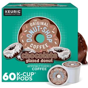 imageThe Original Donut Shop Vanilla Cream Puff Coffee Keurig Single Serve KCup Pods Medium Roast 96 CountChocolate Glazed