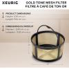 imageKeurig Reusable Mesh Ground Coffee Filter Compatible with KDuo Essentials and KDuo Brewers only EcoFriendly Way to Brew a Carafe Gold Tone MeshEcoFriendly Way to Brew a Carafe