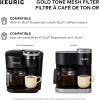 imageKeurig Reusable Mesh Ground Coffee Filter Compatible with KDuo Essentials and KDuo Brewers only EcoFriendly Way to Brew a Carafe Gold Tone MeshEcoFriendly Way to Brew a Carafe Pack of 4