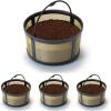 imageKeurig Reusable Mesh Ground Coffee Filter Compatible with KDuo Essentials and KDuo Brewers only EcoFriendly Way to Brew a Carafe Gold Tone MeshEcoFriendly Way to Brew a Carafe Pack of 4