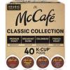 imageMcCafe Classic Collection SingleServe Coffee KCup Pods Classic Collection Variety Pack 40 Count