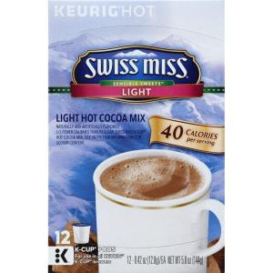 imageSwiss Miss Hot Cocoa Variety Pack Keurig SingleServe Hot Chocolate KCup Pods 40 CountLight Chocolate