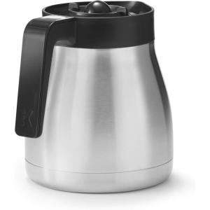 imageKeurig KDuo Plus Thermal Carafe Exclusively Compatible with Keurig KDuo Plus Coffee Maker Replacement Part Only Stainless Steel Finish