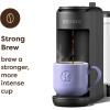 imageKeurig KMini Mate Plus SingleServe KCup Pod Coffee Maker Compact 3 Cup Sizes Brew Over Ice and Strong Button Features 50 oz Removable Reservoir Matte BlackBlack
