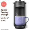 imageKeurig KMini Mate Plus SingleServe KCup Pod Coffee Maker Compact 3 Cup Sizes Brew Over Ice and Strong Button Features 50 oz Removable Reservoir Matte BlackBlack