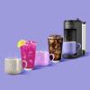 imageKeurig KMini Mate Plus SingleServe KCup Pod Coffee Maker Compact 3 Cup Sizes Brew Over Ice and Strong Button Features 50 oz Removable Reservoir Matte BlackWarm Stone