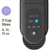 imageKeurig KMini Mate Plus SingleServe KCup Pod Coffee Maker Compact 3 Cup Sizes Brew Over Ice and Strong Button Features 50 oz Removable Reservoir Matte BlackBlack