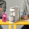 imageKeurig KMini Mate Plus SingleServe KCup Pod Coffee Maker Compact 3 Cup Sizes Brew Over Ice and Strong Button Features 50 oz Removable Reservoir Matte BlackWarm Stone