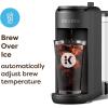 imageKeurig KMini Mate Plus SingleServe KCup Pod Coffee Maker Compact 3 Cup Sizes Brew Over Ice and Strong Button Features 50 oz Removable Reservoir Matte BlackBlack