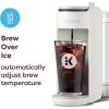 imageKeurig KMini Mate Plus SingleServe KCup Pod Coffee Maker Compact 3 Cup Sizes Brew Over Ice and Strong Button Features 50 oz Removable Reservoir Matte BlackWarm Stone