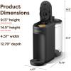 imageKeurig KMini Mate Plus SingleServe KCup Pod Coffee Maker Compact 3 Cup Sizes Brew Over Ice and Strong Button Features 50 oz Removable Reservoir Matte BlackBlack