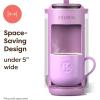 imageKeurig KMini Mate Plus SingleServe KCup Pod Coffee Maker Compact 3 Cup Sizes Brew Over Ice and Strong Button Features 50 oz Removable Reservoir Matte BlackWild Orchid